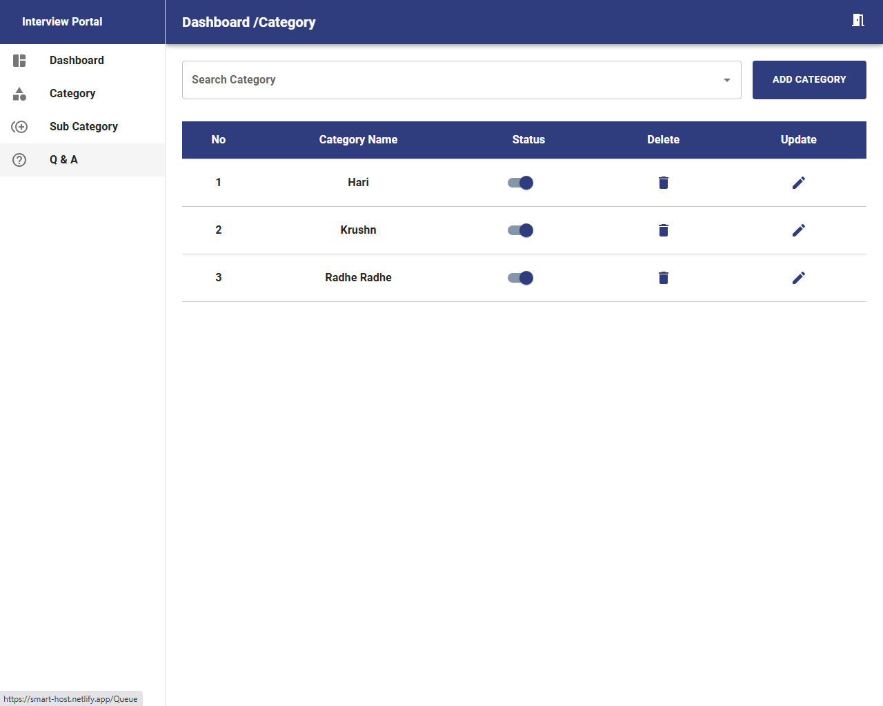Inteview Panel website preview image
